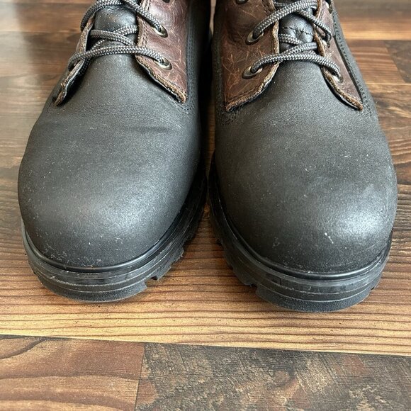 Timberland PRO Men's Steel Toe Work Boots Size 13 W Black Brown Waterproof GUC - Picture 16 of 16